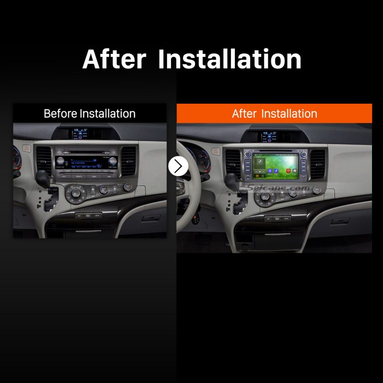 how to install overhead dvd player in toyota sienna