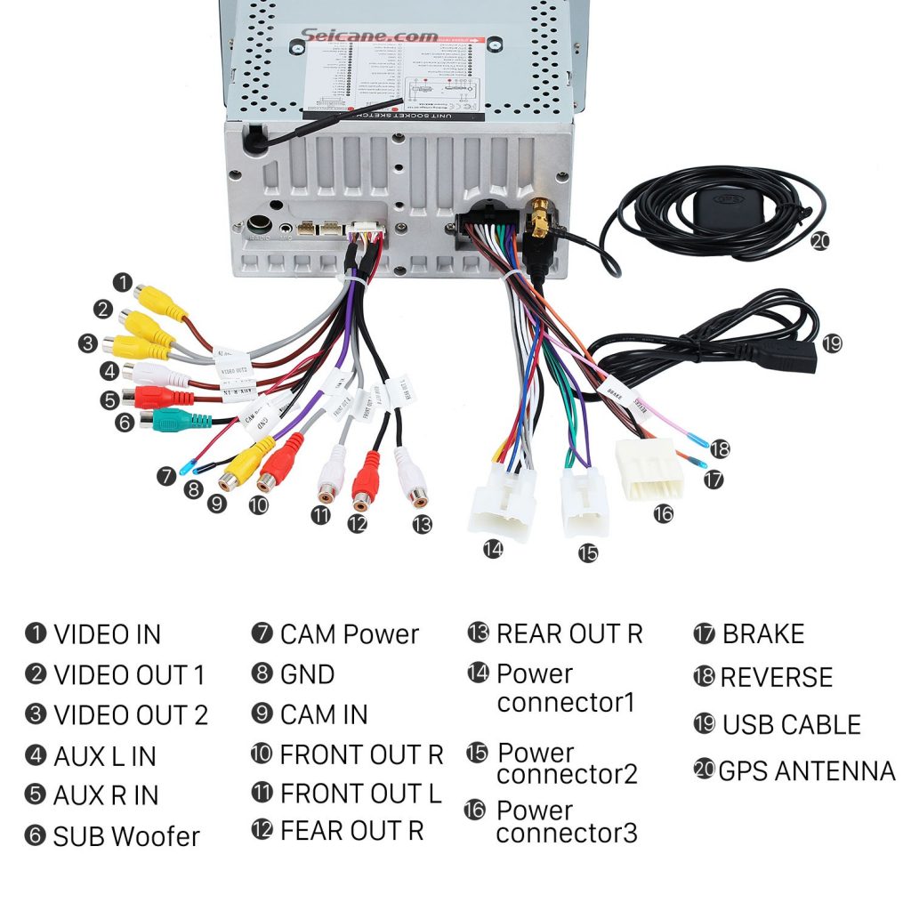 How to Upgrade a 2005-2011 TOYOTA Vitz Echo Aftermarket Car Radio with ...